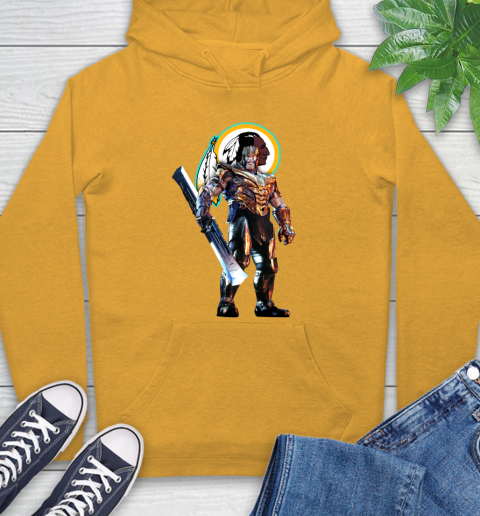 NFL Thanos Gauntlet Avengers Endgame Football Washington Redskins Hoodie 3