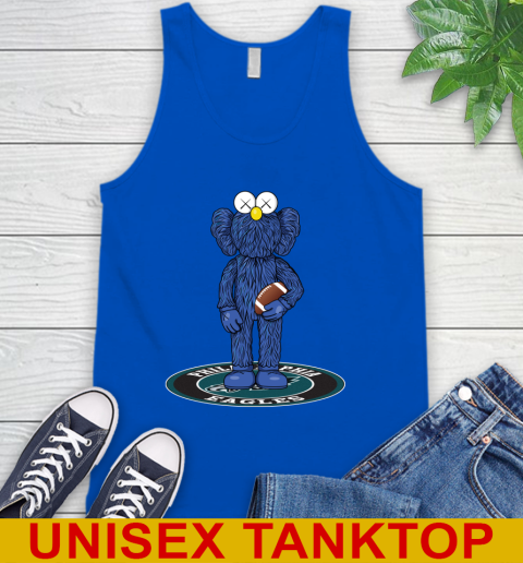 NFL Football Philadelphia Eagles Kaws Bff Blue Figure Shirt Tank Top 5