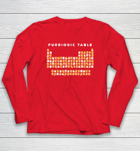 Purriodic Table Cat Funny Long Sleeve T-Shirt 6