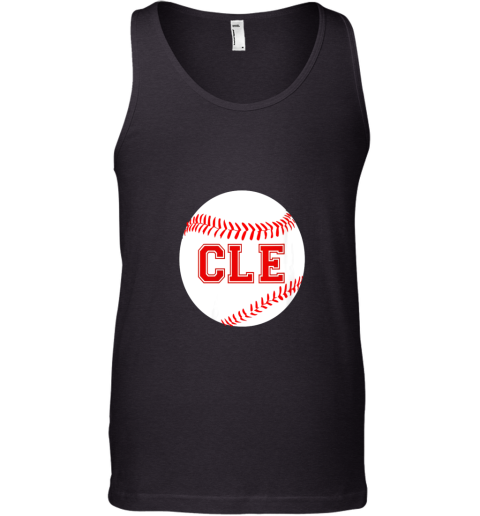 Cleveland Ohio Baseball Heart CLE Tank Top