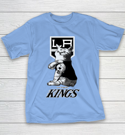 NHL My Cat Loves Los Angeles Kings Hockey Youth T-Shirt 8