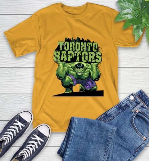 Toronto Raptors NBA Basketball Incredible Hulk Marvel Avengers Sports T-Shirt 3