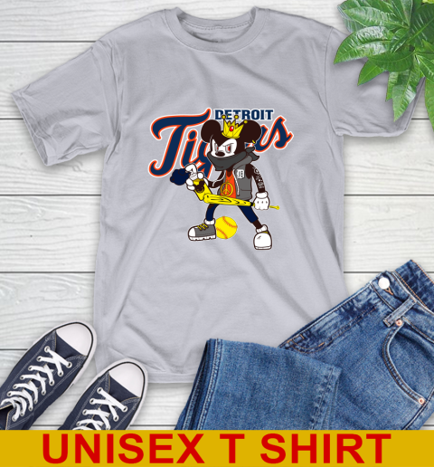 Detroit Tigers MLB Baseball Mickey Peace Sign Sports T-Shirt 6