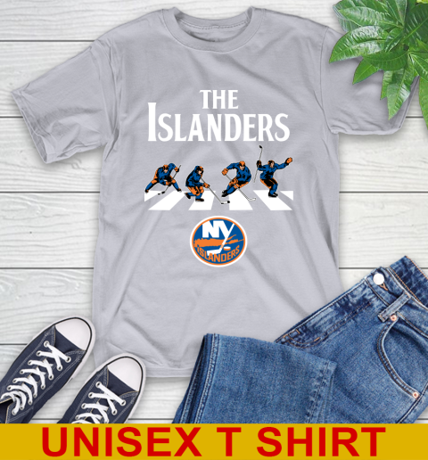 NHL New York Islanders 2-Hit Tri-Blend Grey T-Shirt
