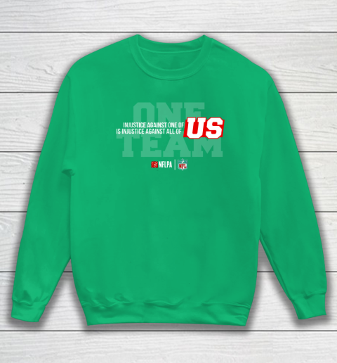 NFL End Racism Print In Front And Back Sweatshirt 5