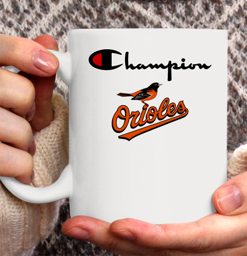 MLB Baseball Baltimore Orioles Champion Shirt Ceramic Mug 11oz