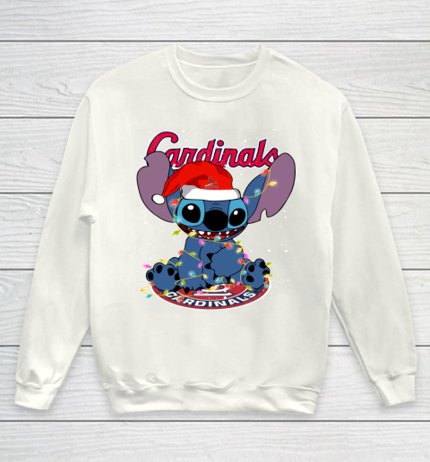 St.Louis Cardinals MLB noel stitch Baseball Christmas Youth Sweatshirt