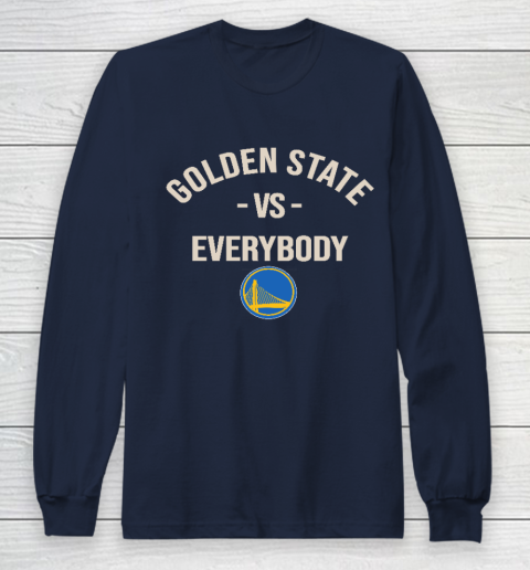Golden State Warriors Vs Everybody Long Sleeve T-Shirt 2