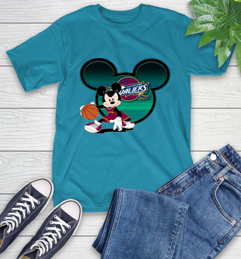 NBA Cleveland Cavaliers Mickey Mouse Disney Basketball T-Shirt 8
