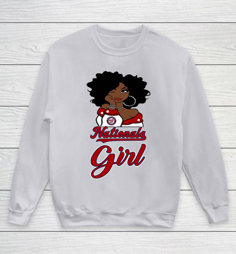 Washington Nationalss Girl MLB Youth Sweatshirt 4