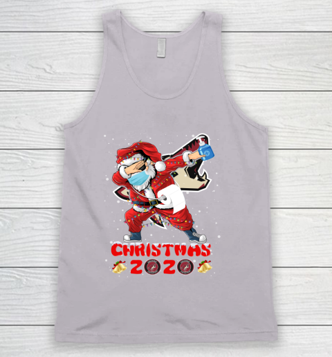 Arizona Coyotes Funny Santa Claus Dabbing Christmas 2020 NHL Tank Top 3