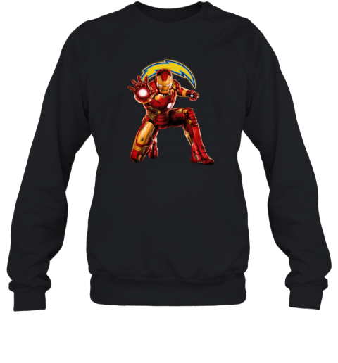 NFL Iron Man Los Angeles Chargers Long Sleeve T-Shirt - Rookbrand