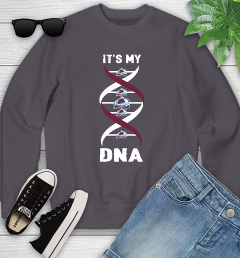 Colorado Avalanche NHL Hockey It's My DNA Sports Youth Sweatshirt 5