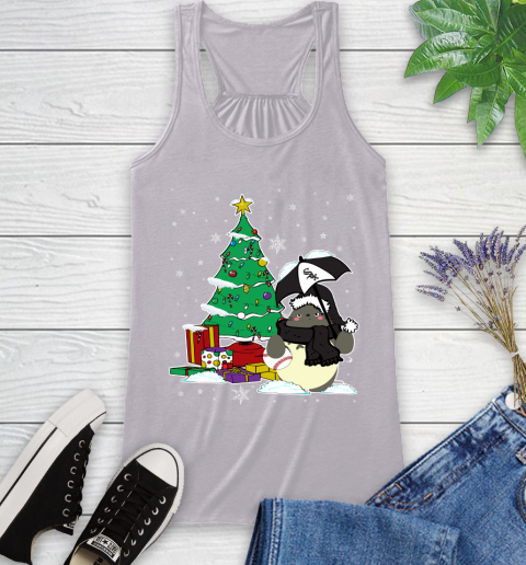 Cincinnati Reds MLB Baseball Cute Tonari No Totoro Christmas Sports (2) Racerback Tank 4