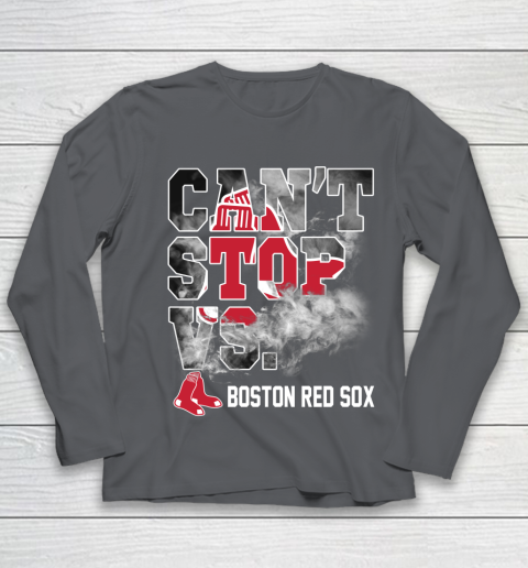 MLB Boston Red Sox Baseball Can't Stop Vs Boston Red Sox Youth Long Sleeve 6