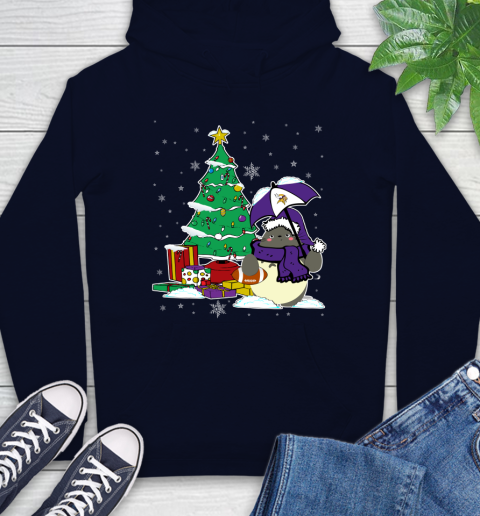 Minnesota Vikings NFL Football Cute Tonari No Totoro Christmas Sports Hoodie 3