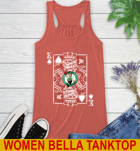Boston Celtics NBA Basketball The King Of Spades Death Cards Shirt Racerback Tank 3