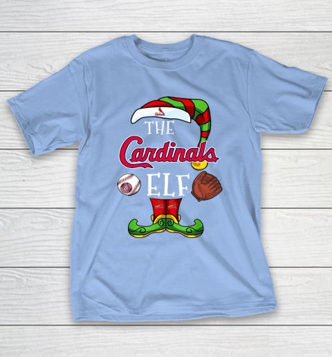 St.Louis Cardinals Christmas ELF Funny MLB T-Shirt 20