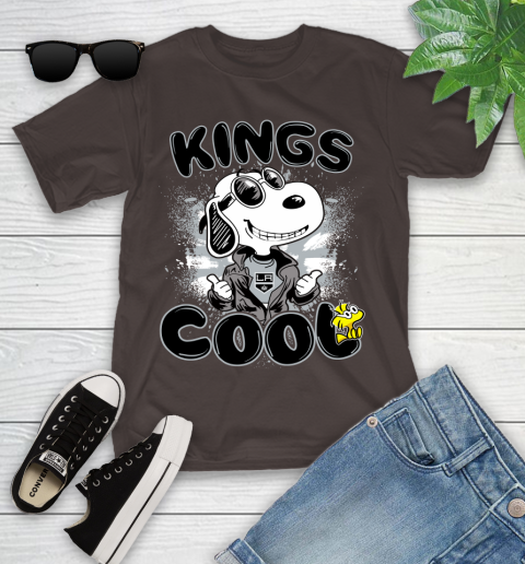 NHL Hockey Los Angeles Kings Cool Snoopy Shirt Youth T-Shirt 6