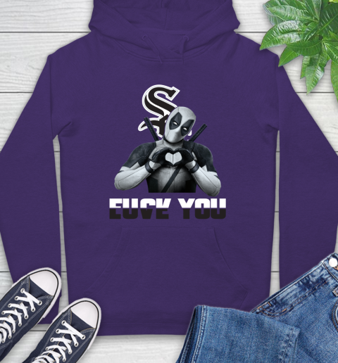 MLB Chicago White Sox Deadpool Love You Fuck You Baseball Sports Hoodie 5