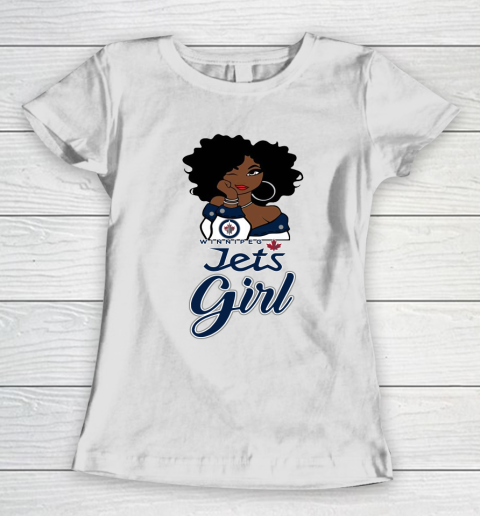 Winnipeg Jets Girl NHL Women's T-Shirt 3