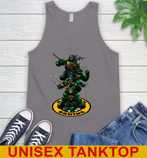NHL Hockey Boston Bruins Teenage Mutant Ninja Turtles Shirt Tank Top 7