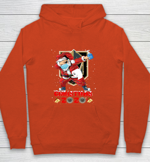 Vegas Golden Knights Funny Santa Claus Dabbing Christmas 2020 NHL Youth Hoodie 3