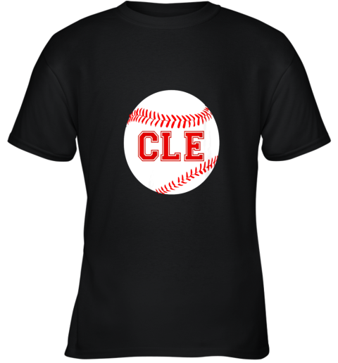 Cleveland Ohio Baseball Heart CLE Youth T-Shirt