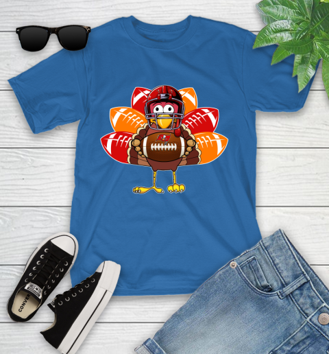 Tampa Bay Buccaneers Turkey Thanksgiving Day Youth T-Shirt 9