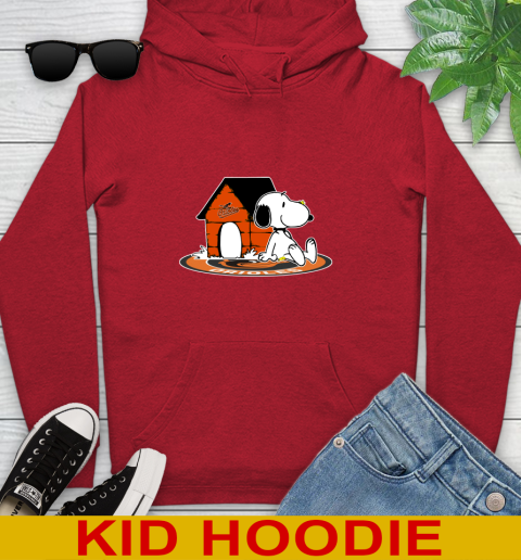 MLB Baseball Baltimore Orioles Snoopy The Peanuts Movie Shirt Youth Hoodie 11