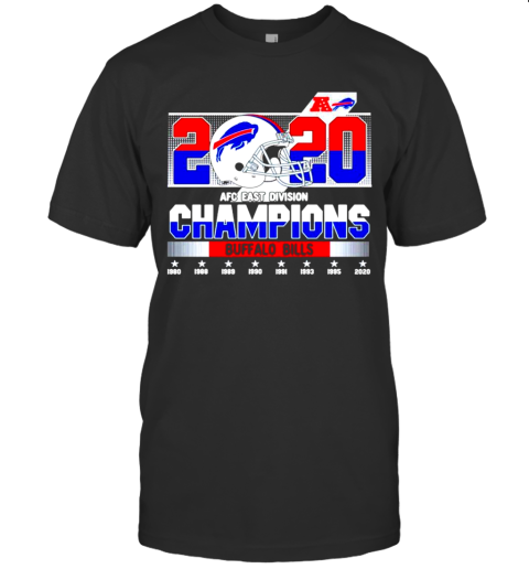 2020 AFC East Division Champions Buffalo Bills T-Shirt