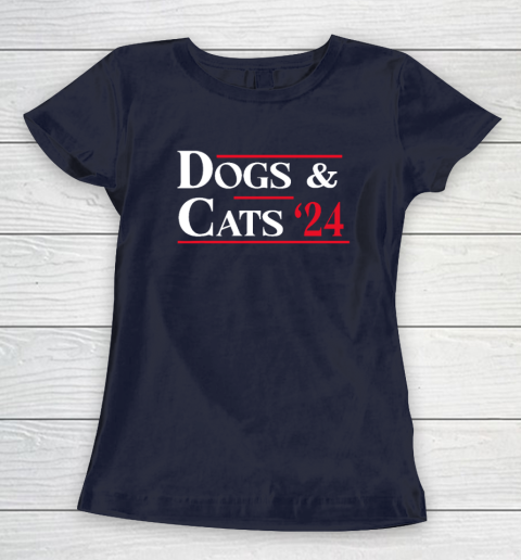 Dogs and Cats 2024 They're Eating The Dogs Women's T-Shirt 2