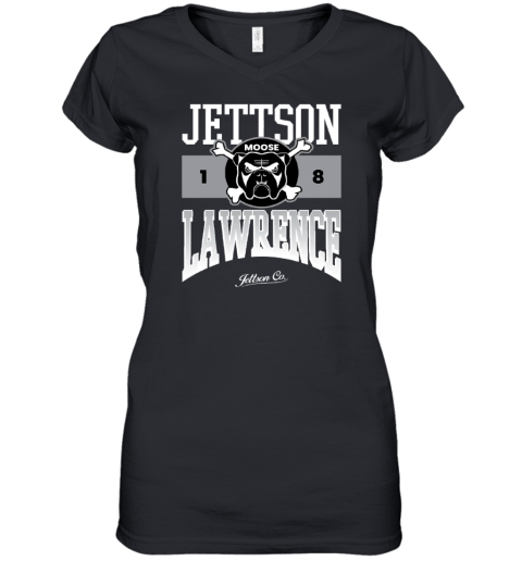 Jett Lawrence Jettson Co Moose Bones Women's V-Neck T-Shirt
