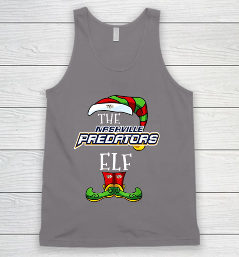 Nashville Predators Christmas ELF Funny NHL Tank Top 6