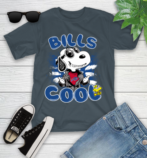 NFL Football Buffalo Bills Cool Snoopy Shirt Youth T-Shirt 9