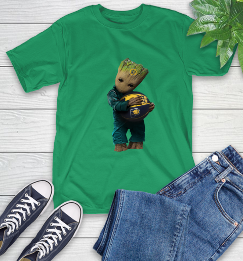 NBA Groot Guardians Of The Galaxy Basketball Sports Indiana Pacers T-Shirt 7