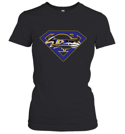 We Are Undefeatable The Baltimore Ravens x Superman NFL Women's T-Shirt