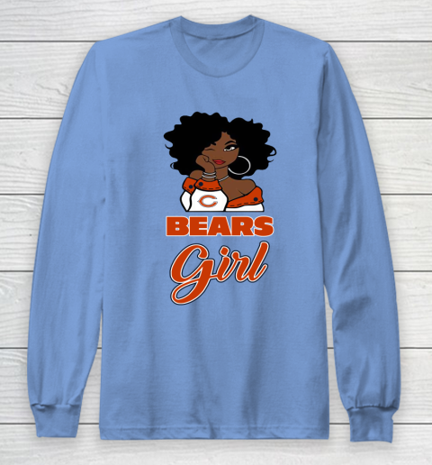 Chicago Bears Girl NFL Long Sleeve T-Shirt 11