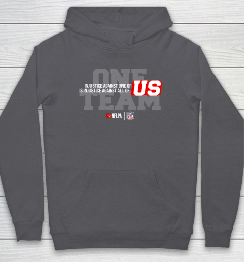 NFL End Racism Print In Front And Back Hoodie 4