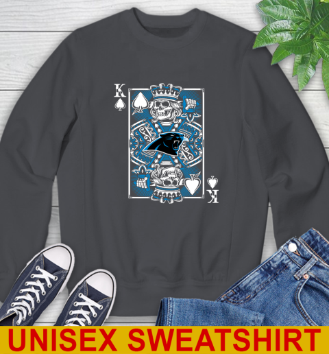 Carolina Panthers NFL Football The King Of Spades Death Cards Shirt Sweatshirt 7