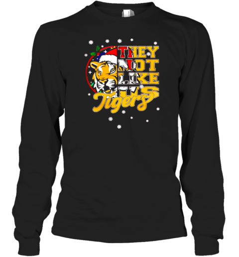 Tigers They Not Like Us christmas Long Sleeve T-Shirt