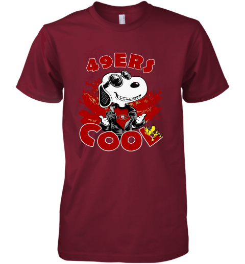 San Francisco 49ers Snoopy Joe Cool We're Awesome Premium Men's T