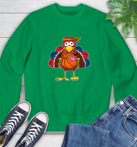Detroit Pistons Turkey thanksgiving day Sweatshirt 6