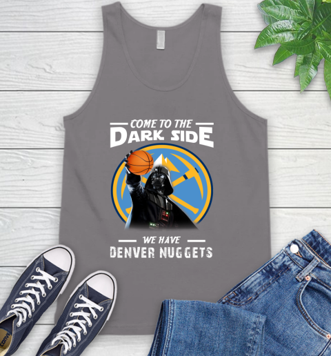 NBA Come To The Dark Side We Have Denver Nuggets Star Wars Darth Vader Basketball Tank Top 6