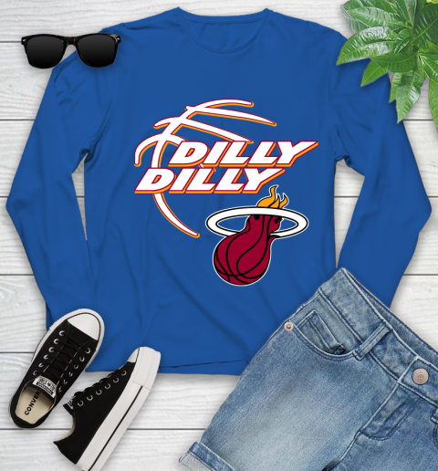 NBA Miami Heat Dilly Dilly Basketball Sports Youth Long Sleeve 9