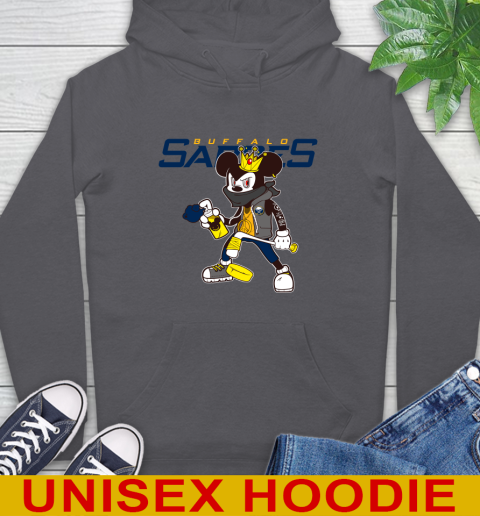 Buffalo Sabres NHL Hockey Mickey Peace Sign Sports Hoodie 7