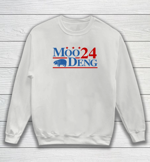 Moo Deng 2024 Cute Baby Hippo Sweatshirt 3