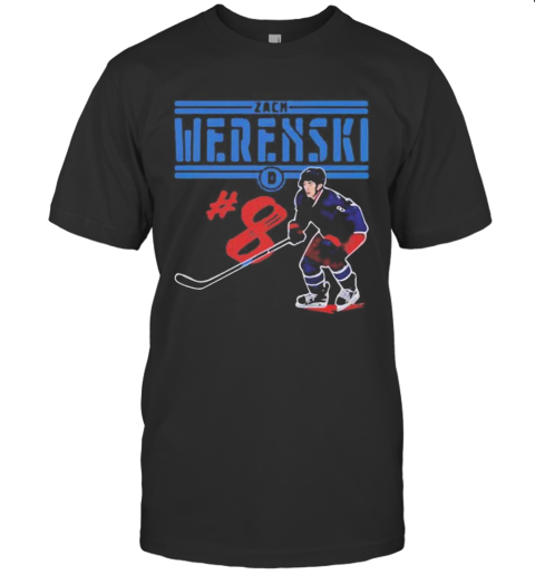 Zach Werenski 8 Columbus Hockey T-Shirt