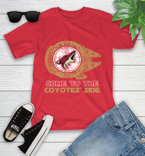 NHL Come To The Arizona Coyotes Wars Hockey Sports Youth T-Shirt 13
