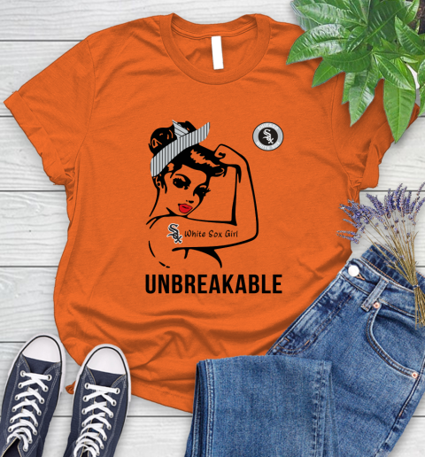 MLB Chicago White Sox Girl Unbreakable Baseball Sports Women's T-Shirt 2